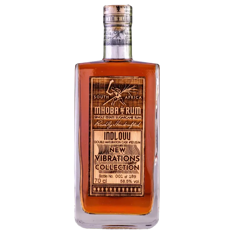 Mhoba Indlovu Bourbon & Brandy casks New Vibrations Rhum 58,5 %