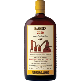Habitation Velier Hampden 7 ans 2016 OWH Rhum 60 %