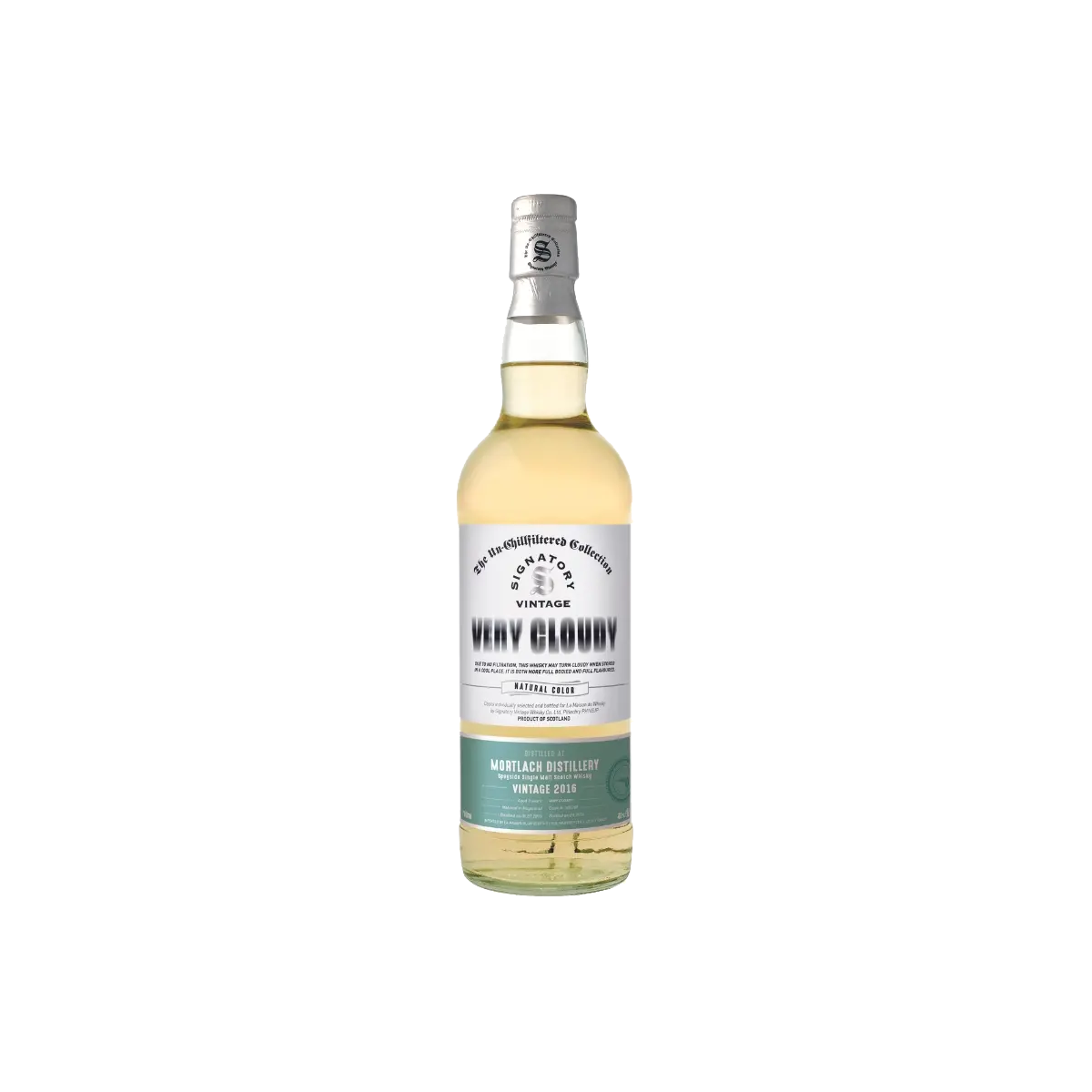 Signatory Vintage Mortlach 2016 Very Cloudy Hogshead Whisky 40 %