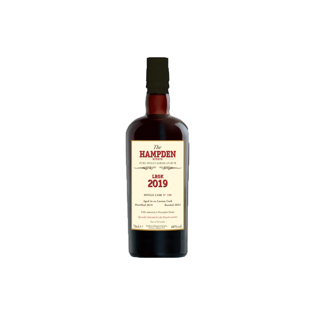 Hampden 2019 LROK Single Cask N°100 Rhum 60%