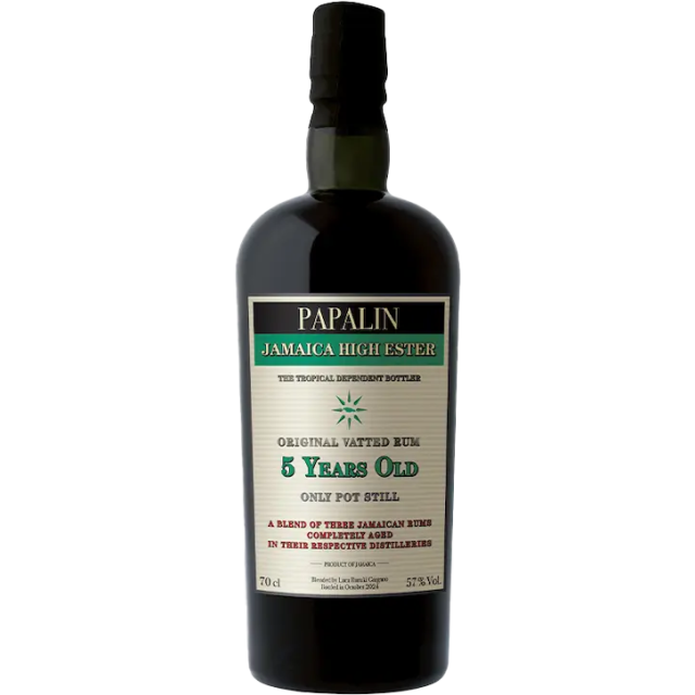 Papalin 5 ans Jamaica High Ester Overproof Rhum 57 %