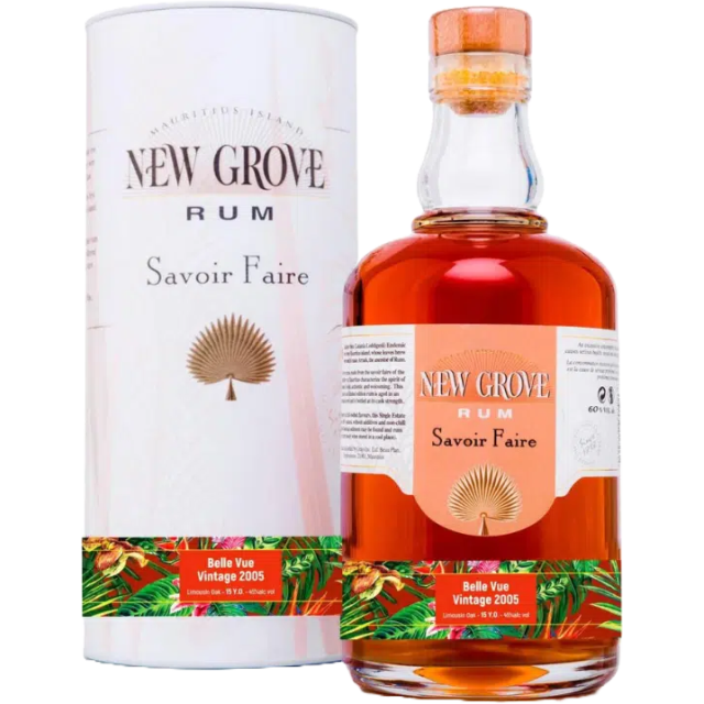 New Grove Savoir Faire Vintage 2005 Belle Vue Rhum 45 %