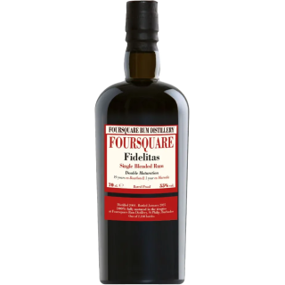 Velier Foursquare Fidelitas 20 ans Rhum 55 %