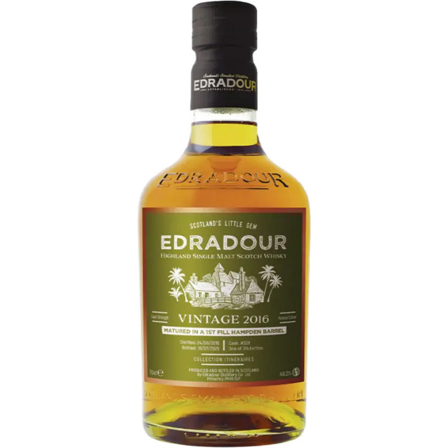 Edradour 8 ans 2016 Hampden Cask Itinéraires Whisky 48,2 %