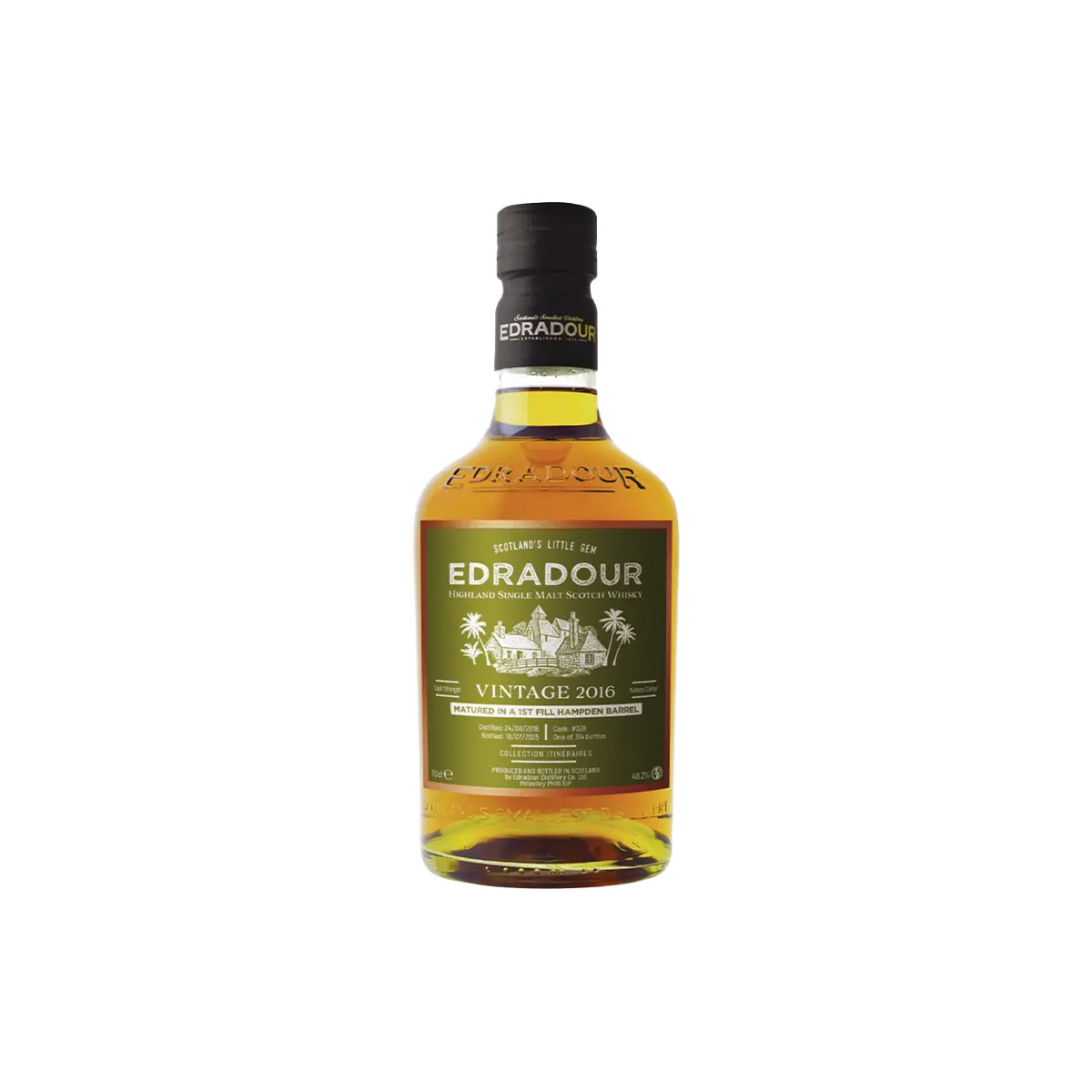Edradour 8 ans 2016 Hampden Cask Itinéraires Whisky 48,2 %