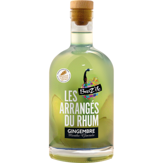 Breiz'île Rhum arrangé Gingembre menthe glaciale 28 %