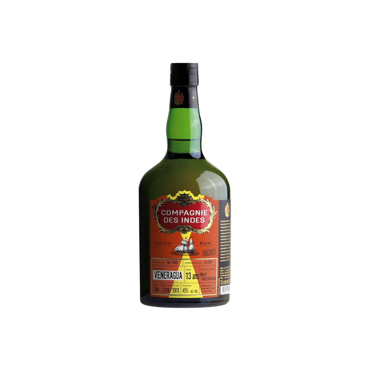 Compagnie des Indes Veneragua 13 ans Multi Distilleries Rhum 45%