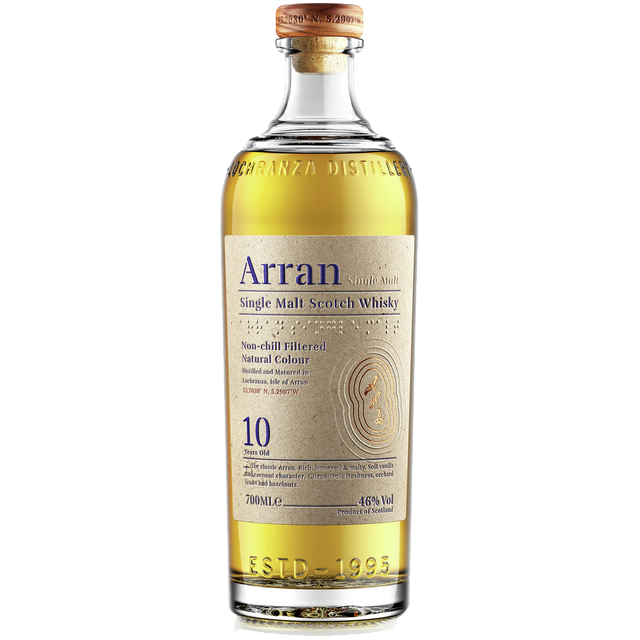 Arran 10 ans Whisky 46 %