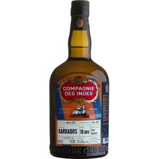 Compagnie des Indes Barbados 10 ans Foursquare Rhum 57,3 %