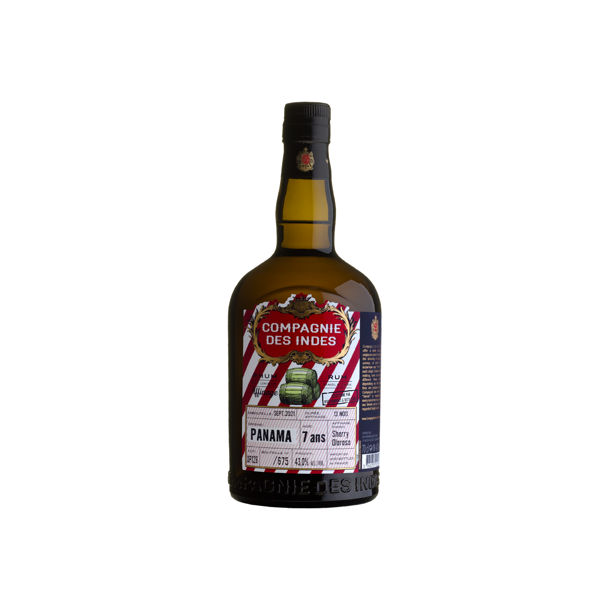 Compagnie des Indes Panama 7 ans Sherry Finish Rhum 43 %