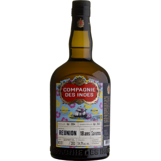 Compagnie des Indes Réunion 18 ans Savanna Rhum 54,1 %