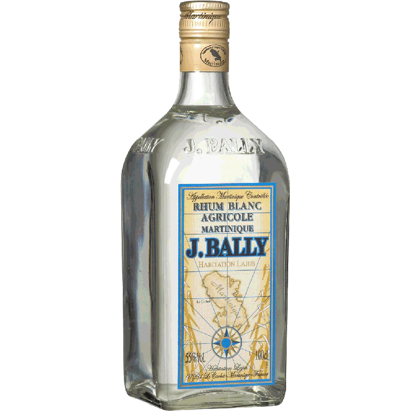 J. Bally Rhum Blanc 1 L 55 %