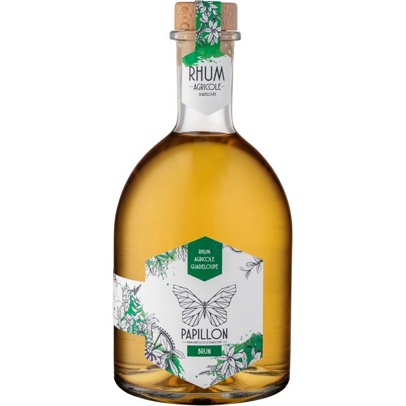 Papillon Rhum brun 45 %