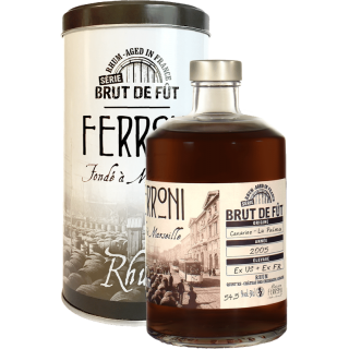 Ferroni Canaries La Palma 2005 Brut de fût Rhum 54,5 %