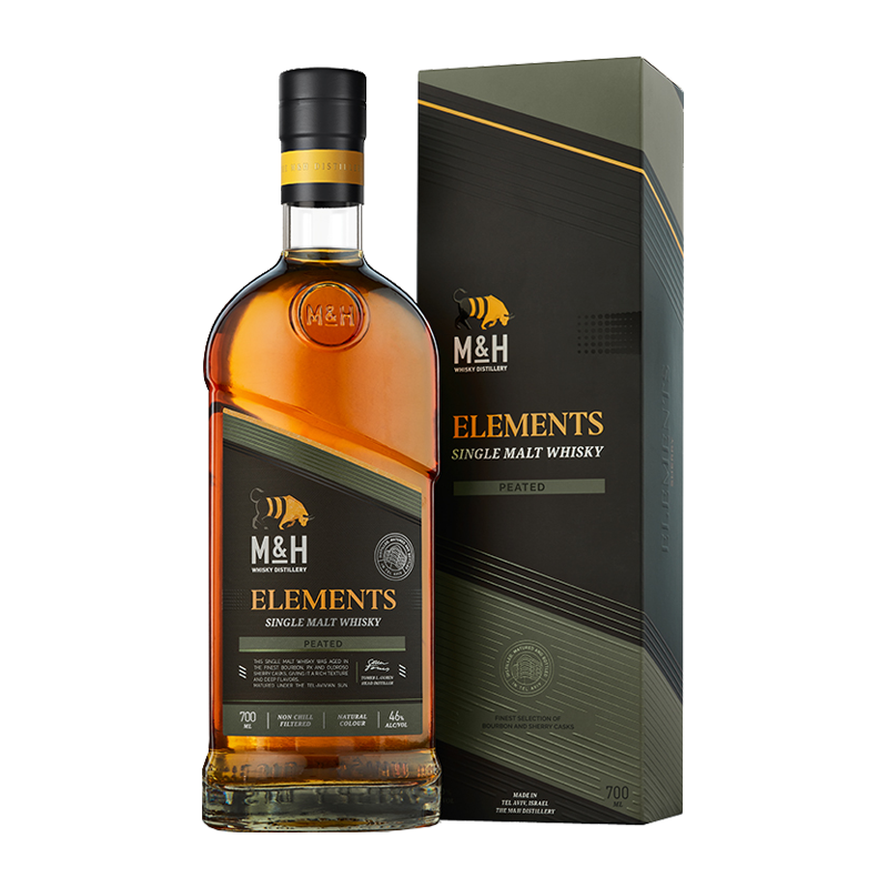 Milk & Honey Elements Peated Single Malt Whisky 46 %